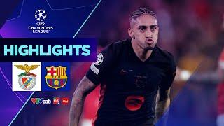 BENFICA vs BARCELONA | Người hùng Raphinha giúp Barca vượt khó không tưởng | UCL 24/25