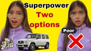 Superpower~ You Get Two Superpowers but @PragatiVermaa @TriptiVerma