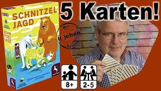 Schnitzeljagd - Ungezähmtes Kartenspiel um Fressen und gefressen werden