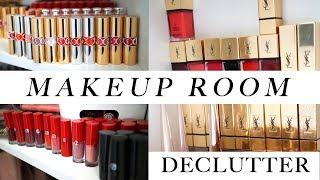 HUGE MAKEUP DECLUTTER + ORGANISING 2018 | Em Sheldon