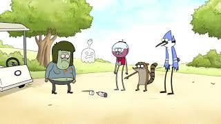 Regular Show - Mordecai And Rigby Get Muscle Man Fired For Graffiti Spraying