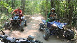 Riding Sport Quads at Spider Lake with Pete Hager and Chad Clark | 2020 YFZ 450R SE