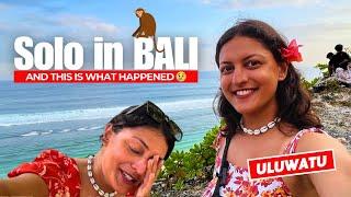 Travelled SOLO to BALI and this is WHAT HAPPENED! | ULUWATU BALI Indonesia Travel Vlog |Things to do