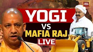 LIVE  Watch: Yogi' Bulldozer Razes Property Of Ateek Aide | Prayagraj News | Umesh Pal Murder Case