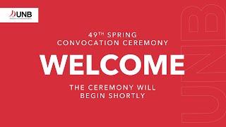 UNB's 49th Spring Convocation