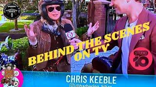 Ep:238 - TV appearance - Studio 10 - Behind the scenes - Barbeirng biker makeover