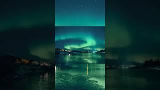 Northern lights in Finland..️#timelapse #shorts #youtubeshorts #traveling #timelapse #northernlight