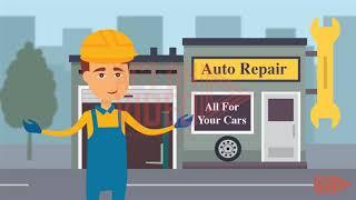 Automotive Explainer Video - 2D Cartoon Animation  - Auto Repair