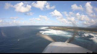 Kalaupapa Airport (PHLU) Landing Runway 5 - Molokai Island, Hawaii