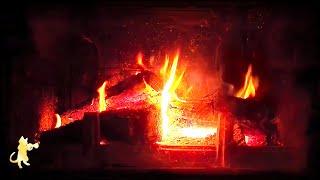 10 HOURS of Warm Relaxing Fireplace ~ Burning Fireplace with Crackling Fire Sounds (NO MUSIC)