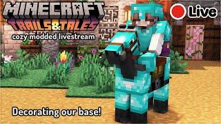 Decorating our base!  Minecraft 1.20.1 (Modded)