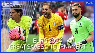 EURO 2024 Great Saves of the Tournament | Sommer, Oblak, Mamardashvili...