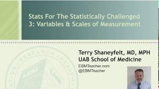 3: Types of Variables and Scales of Measurement