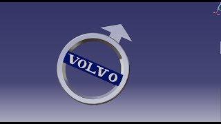 Volvo Logo Design | Complete Tutorial | CATIA V5 | EngineerToys