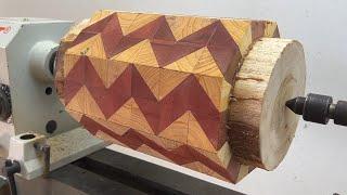 Amazing Woodturning Crazy - Incredible Artistic Effect With An Brilliant Designs On Wood Lathe