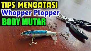 Umpan ikan toman whopper plopper , umpan casting ikan toman paling jitu.