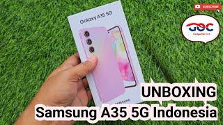 Unboxing Samsung A35 5G Indonesia #SamsungA35 #gadgetoncell #unboxingSamsungA35