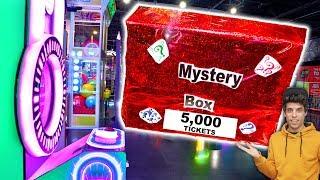 5,000 Ticket Arcade Mystery Box! Can I Win It?