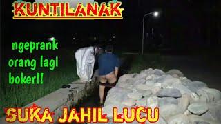 prank kuntilanak tak ada ahlak‼️gangguin orang lagi boker || paling lucu saat ini