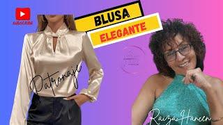 BLUSA ELEGANTE. PATRONAJE.