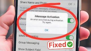 How To Fix iMessage Activation Error On iPhone - iPad | iMessage Waiting For Activation iOS 17