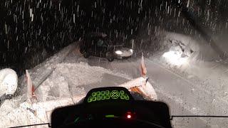 Normal Day driving a Snowplow in the Alps! #alps #asmr #austria #peace #viral