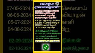 2024 அமாவாசை நாட்கள் | 2024 amavasai date in tamil |‌ Astrology | #அமாவாசை #shorts