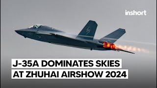 J-35A stealth fighter jet Takes the Spotlight at Zhuhai Airshow 2024 | InShort