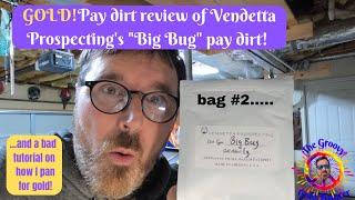 The Big Bug pay dirt review from Vendetta Prospecting. My 2nd of 3 bags I bought from them!