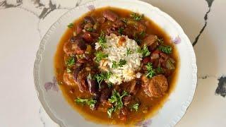 Creole Red Beans and Rice - Louisiana Red Beans and Rice Recipe - Ellen’s Juneteenth Series 🫘