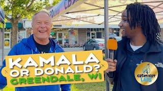 Kamala or Donald? Greendale, Wisconsin