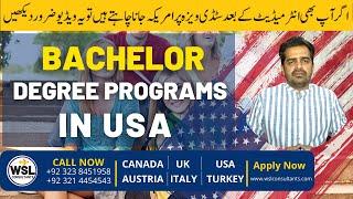 Study in USA After 12th Class | Bachelor Degree Programs in USA