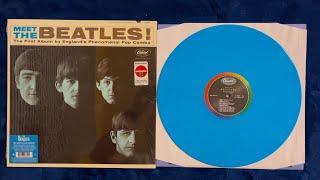 Meet The Beatles! US Mono Target Opaque Blue Vinyl Exclusive