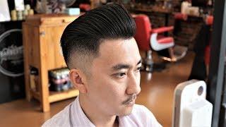 Stiff Asian Hair Zero Fade Pompadour Hair Cut - How To Do A Basic Men's Hair Cut