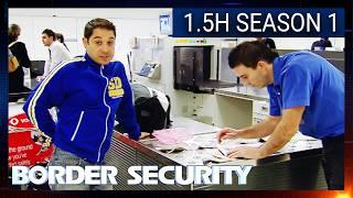 1.5 Hours Of Border Security Australia Season 1 Full Episodes 21 - 24 | Border Security Compilation