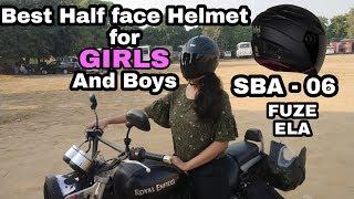 Best Open Face Helmet for Girls and Boys | Steelbird Air SBA 6 FUZE and ELA | Engineer Singh