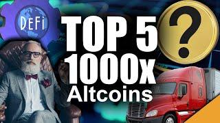 Top 5 Altcoins to Buy for 1000x (Or More!)