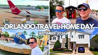 Florida Travel Home day September 2024 Orlando Walt Disney World vlog