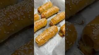 Сосиска в тесте с сыром | Sausage in dough with cheese #рецепты