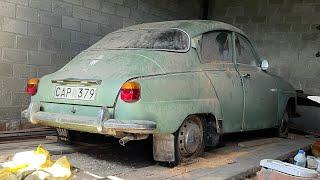 INCREDIBLE SAAB TWO STROKE BARN FIND | ABANDONED FOR 36 YEARS