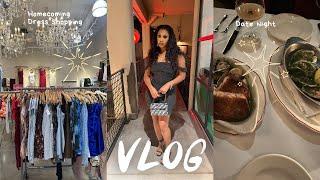 VLOG| Romantic Dinner Prep|Testing One Size Foundation|Homecoming Dress Shopping