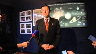 Рассказывает космонавт Сергей Ревин.  Видео: Наталья ЖИГАРЕВА.