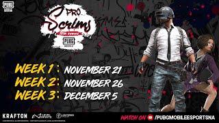 2024 SCRIMS NA | WEEK 1 | PUBG MOBILE PRO SCRIMS TITAN SERIES