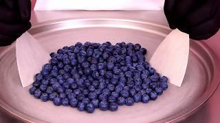 Why Blueberry Ice Cream Rolls Are BETTER Than Regular Ice Cream | Satisfying Food ASMR