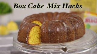 How to make a LEMON BOX CAKE MIX taste like HOMEMADE! ~ California Lemon cake HACK #Duncanhines