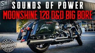 Moonshine HP 128" D&D Big Bore | Moonshine H-D SOUNDS of POWER