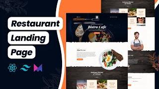 Build A Restaurant Website Using React JS, Tailwind CSS And Framer Motion