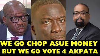 Watch Edo People Reaction As Obaseki Force Them To Wear Asue Ighodalo Cap.