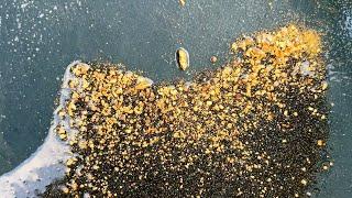 WOWW,. AMAZING GOLD PROSPECTING, GOLD DISCOVERY, GOLD RUSH, TRADITIONAL GOLD PANNING