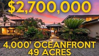 LUXURY and PRIVACY in HAWAII  3/4 Mile of Natural Shoreline and 49 acres